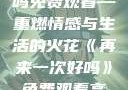 再来一次好吗免费观看—重燃情感与生活的火花《再来一次好吗》免费观看高清全集
