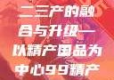 探索中国产业新面貌，一二三产的融合与升级—以精产国品为中心99精产国品一二三产区区观看