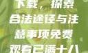 免费观看已满十八岁电视剧下载，探索合法途径与注意事项免费观看已满十八岁电视剧下载在线播放