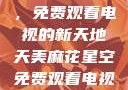 天美麻花星空，免费观看电视的新天地天美麻花星空免费观看电视青柠