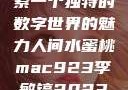 人间水蜜桃mac923，探索一个独特的数字世界的魅力人间水蜜桃mac923李敏镐2023新剧问星星吧免费观看
