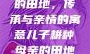 儿子耕种母亲的田地，传承与亲情的寓意儿子耕种母亲的田地的寓意电影