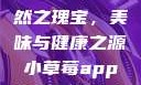 小草莓，自然之瑰宝，美味与健康之源小草莓app改名后叫什么