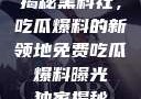 揭秘黑料社，吃瓜爆料的新领地免费吃瓜 爆料曝光 独家揭秘