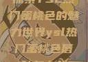 探索YSL热门蜜桃色的魅力世界ysl热门蜜桃色唇釉怎么样