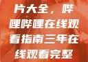 免费观看三年片大全，哔哩哔哩在线观看指南三年在线观看完整版免费高清