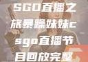 暴躁妹妹的CSGO直播之旅暴躁妹妹csgo直播节目回放完整版