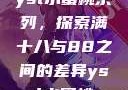 ysl水蜜桃系列，探索满十八与88之间的差异ysl水蜜桃