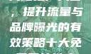揭秘十大免费网站推广入口，提升流量与品牌曝光的有效策略十大免费网站推广入口2024