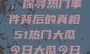 揭秘今日大瓜，探寻热门事件背后的真相51热门大瓜今日大瓜今日更新