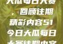 揭秘51今日大瓜每日大赛，回顾往期精彩内容51今日大瓜每日大赛往期内容张