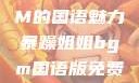 暴躁姐姐BGM的国语魅力暴躁姐姐bgm国语版免费观看