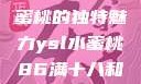 探索YSL水蜜桃的独特魅力ysl水蜜桃86满十八和88区别