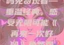 再来一次好吗免费观看—重温经典，感受无限可能《再来一次好吗》免费观看高清全集
