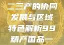 探索中国产业新面貌，一二三产的协同发展与区域特色解析99精产国品一二三产区区观看