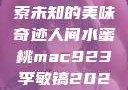人间水蜜桃mac923，探索未知的美味奇迹人间水蜜桃mac923李敏镐2023新剧问星星吧免费观看