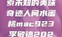 人间水蜜桃mac923，探索未知的美味奇迹人间水蜜桃mac923李敏镐2023新剧问星星吧免费观看