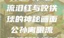 公孙离的独特魅力，眼流泪红与咬铁球的神秘画面公孙离眼流泪红脸咬铁球图片在线观看