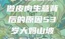 探寻一位53岁大妈山坡做皮肉生意背后的原因53岁大妈山坡做皮肉生意的原因视频