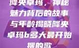 降央卓玛，神秘魅力背后的故事与年龄揭晓降央卓玛b多大最开始搜的歌