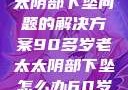 关于高龄老太太阴部下坠问题的解决方案90多岁老太太阴部下坠怎么办60岁占总人口比列