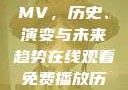 免费在线观看MV，历史、演变与未来趋势在线观看免费播放历史