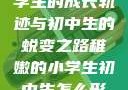 稚嫩之光，小学生的成长轨迹与初中生的蜕变之路稚嫩的小学生初中生怎么形容句子