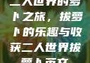 二人世界的萝卜之旅，拔萝卜的乐趣与收获二人世界拔萝卜英文