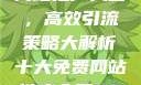 揭秘十大免费网站推广入口，高效引流策略大解析十大免费网站推广入口2024