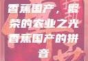 香蕉国产，繁荣的农业之光香蕉国产的拼音