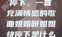 姐姐呀姐姐快停下，一首充满情感的歌曲姐姐呀姐姐快停下是什么歌曲小说