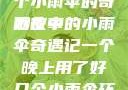 一个晚上与多个小雨伞的奇妙故事
雨夜中的小雨伞奇遇记一个晚上用了好几个小雨伞环球时报