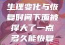 生理变化与恢复时间下面被撑大了一点多久能恢复
