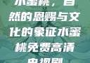水蜜桃，自然的恩赐与文化的象征水蜜桃免费高清电视剧