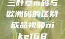 三叶草m码与欧洲码的区别成品视频nike168
