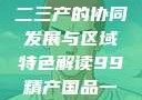 探索中国产业新篇章，一二三产的协同发展与区域特色解读99精产国品一二三产区区观看