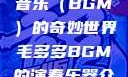 毛多多与背景音乐（BGM）的奇妙世界毛多多BGM的演奏乐器介绍