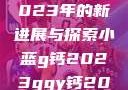 探索小蓝G钙与GGY钙，2023年的新进展与探索小蓝g钙2023ggy钙2023的功能介绍