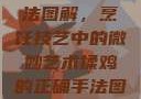 揉鸡的正确手法图解，烹饪技艺中的微妙艺术揉鸡的正确手法图解视频教程
