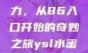 探索YSL水蜜桃的独特魅力，从86入口开始的奇妙之旅ysl水蜜桃86入口直播