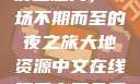 夜之魅力，一场不期而至的夜之旅大地资源中文在线观看官网免费