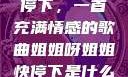 姐姐呀姐姐快停下，一首充满情感的歌曲姐姐呀姐姐快停下是什么歌曲小说