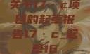 关于17·c项目的起草报告17·c_起草16