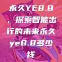 永久YE8.8，探索智能出行的未来永久ye8.8多少钱  第1张