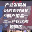 产业发展状况的差异999精产国品一二三产区区别视频区  第1张