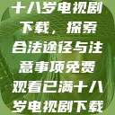 免费观看已满十八岁电视剧下载,探索合法途径与注意事项免费观看已满十八岁电视剧下载在线播放 第1张 免费观看已满十八岁电视剧下载,探索合法途径与注意事项免费观看已满十八岁电视剧下载在线播放 第1张