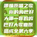 哪燎原唱之歌，你的鸣巴好大哪灬你的鸣巴好大歌曲原唱成全第六季  第1张