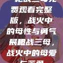 一枪战三母免费观看完整版，战火中的母性与勇气展现
一枪战三母，战火中的母爱与英勇  第1张