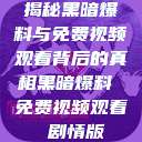 揭秘黑暗爆料与免费视频观看背后的真相黑暗爆料 免费视频观看 剧情版  第1张