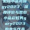 宏翔小蓝视频gy2023，深度评价与观察小蓝彩虹男gary2023的音乐作品  第1张